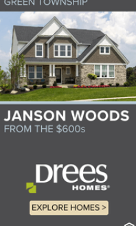 Drees Homes 2025 Mobile Footer