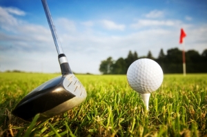 Photo of golf club and ball in the grass