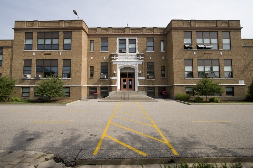 Exterior of Delhi Middle School