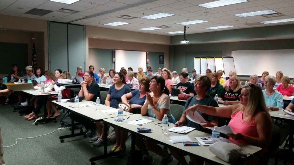 OHLSD food service workers in conference room