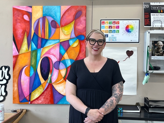 OHHS's Jamie Schorsch named OAEA Art Educator of the Year