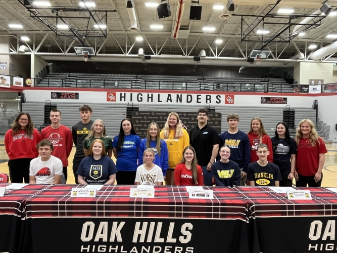 OHHS Spring College Athletic Signing Day