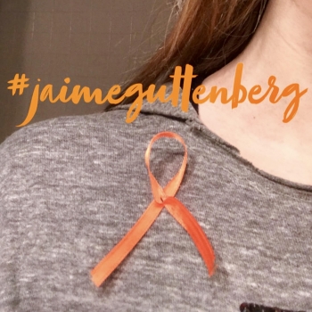 Picture of orange ribbon