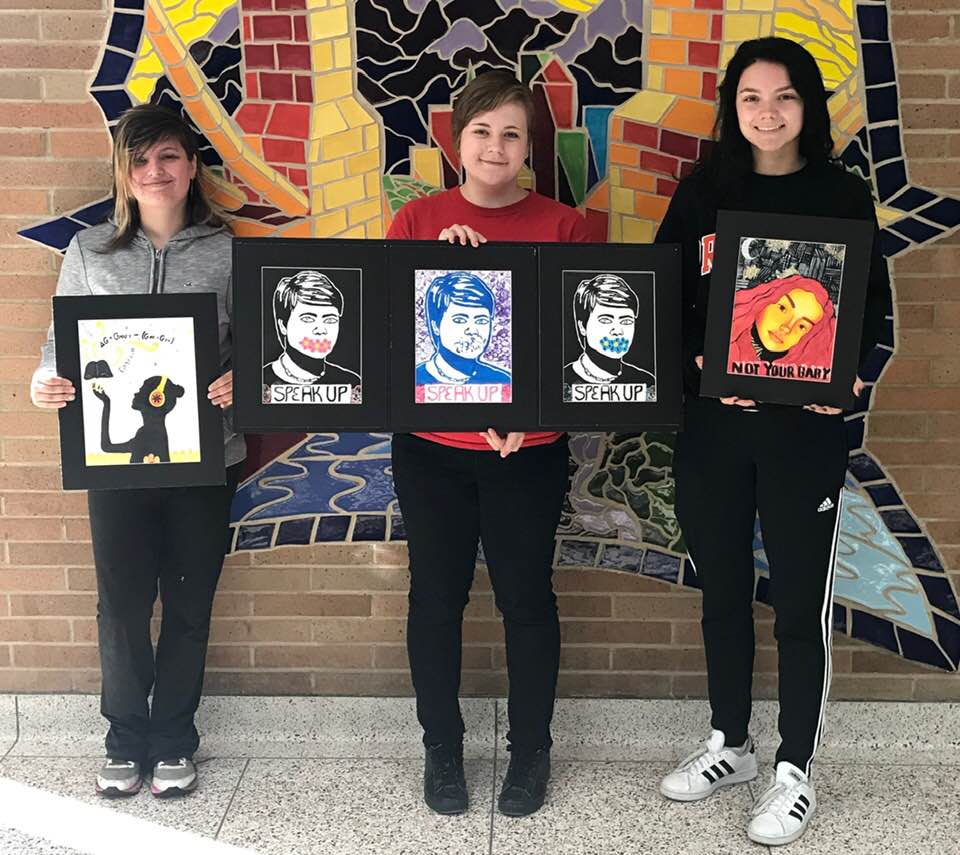 OHHS Artists Selected to Exhibit at Day of the Girl Cincinnati 2019!