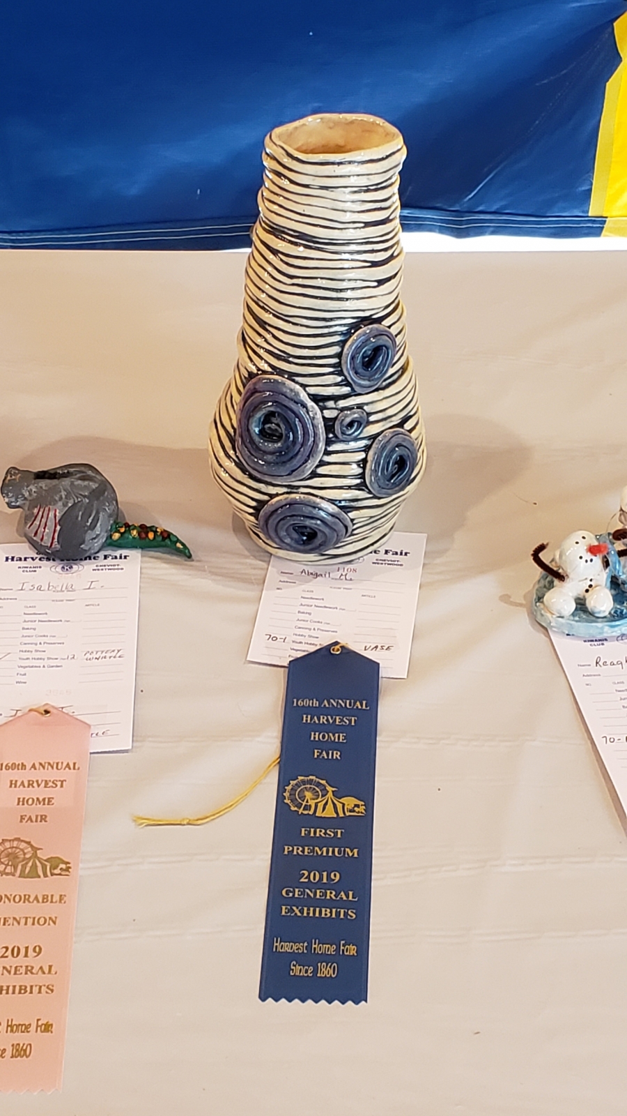 OHHS Art and Design Student Wins First Place at Harvest Home Fair