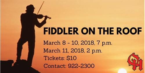 Advertisement for Fiddler on the roof