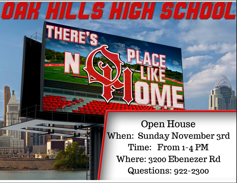 Open House November 3, 2019 1-4 p.m.