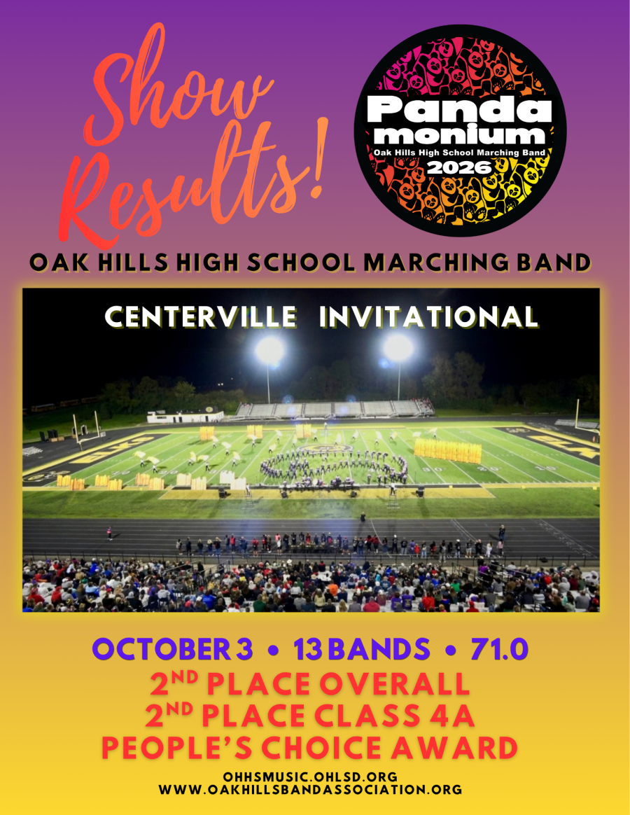 OHHS MB takes 2nd overall @ Centerville
