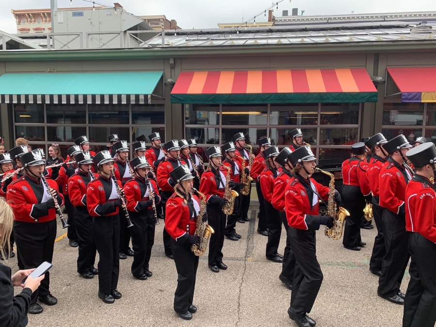 OHHS Marching Band Featured @ Reds Opening Day Parade!