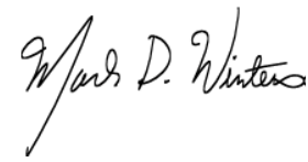 principal's signature