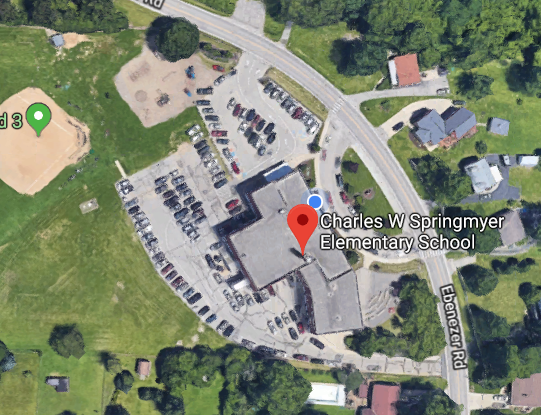 Overhead picture of Springmyer Elementary Overhead picture of Springmyer Elementary